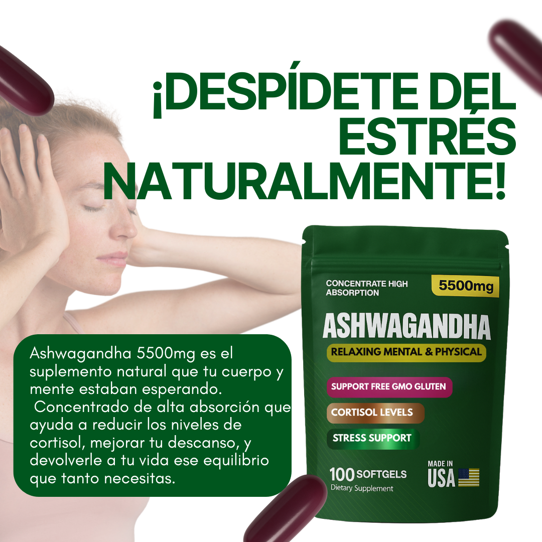 ASHWAGANDHA 5500mg - Softgels